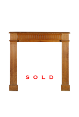 Small Country Wooden Fireplace Mantle