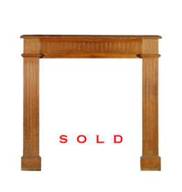 Small Country Wooden Fireplace Surround