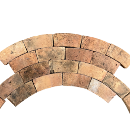 Maison Leon Van den Bogaert Originele Antieke Terracotta Baksteen – Gebogen Muursteen voor Ronde Wanden