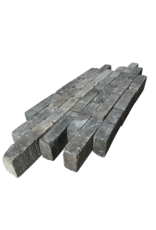 Brique réfractaire originale gris-noir – brique massive rectangulaire | 15 cm x 6,5 cm x 3,5 cm | 550 g pièce