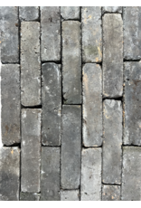 Maison Leon Van den Bogaert Original Grey-Black Dutch Small Firebrick – Solid Rectangular Masonry Brick | 15 cm x 6.5 cm x 3.5 cm | 550 g Each | Rustic & Versatile