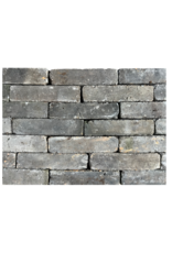 Brique réfractaire originale gris-noir – brique massive rectangulaire | 15 cm x 6,5 cm x 3,5 cm | 550 g pièce