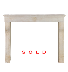 Maison Leon Van den Bogaert Slow Living – 19th Century French Limestone Mantel