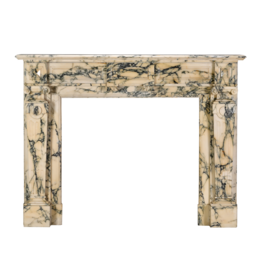 Maison Leon Van den Bogaert 19th Century Marble Fireplace Mantel From Brussels