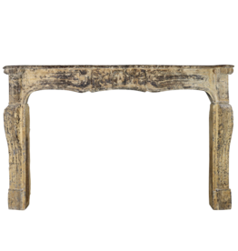 French Chique Country Style Limestone Fireplace Surround