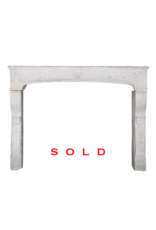 Elegant French Limestone Fireplace Surround