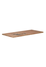 Luxuriöse Rose Liseron Marmor Dekorplatte mit feiner Pietra Dura Blumenintarsie – Skulpturales Statement für Tisch, Wand oder Boden