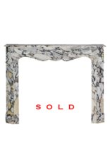 Maison Leon Van den Bogaert Chimenea Pompadour Mármol Breccia - Elegancia Parisina Atemporal