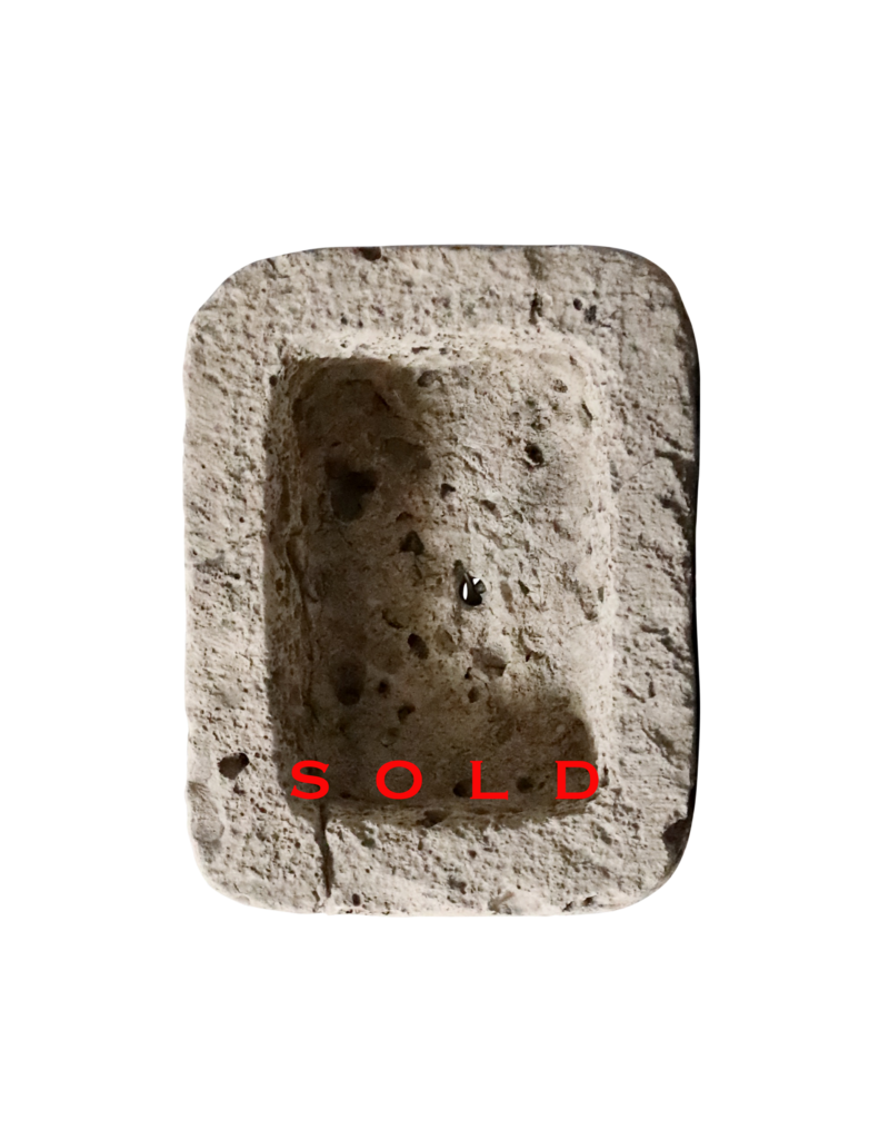 Lavabo Rustique En Pierre Calcaire Française