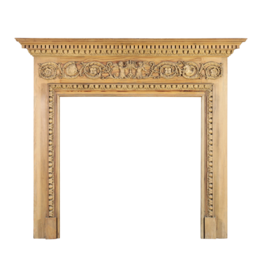 Georgian Style Pine Fireplace Surround