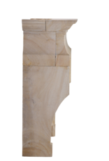 Klassische französische Louis-XIV-Kaminumrandung aus Kalkstein aus dem 20. Jahrhundert – skulpturales Minimaldesign für luxuriöses Wohnen | authentisches Kaminstück, 472 kg
