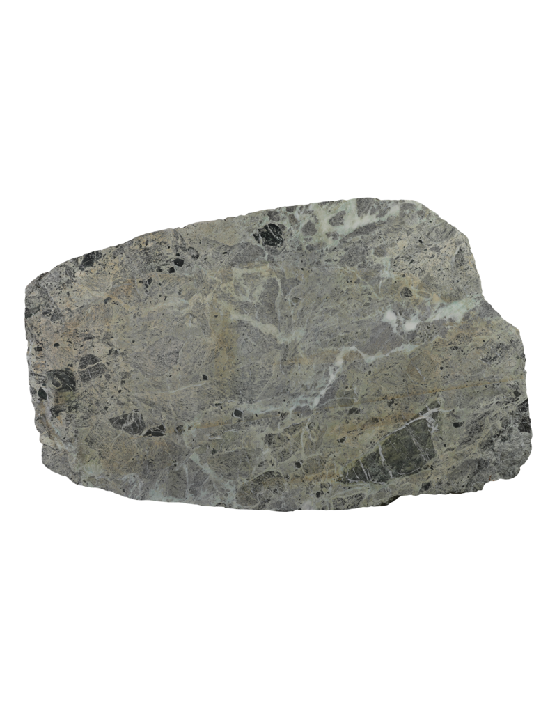 Maison Leon Van den Bogaert Exceptional Antique Green Marble Slab 133 x 84 cm – Organic Shaped Natural Stone – Weathered Surface – Luxury Coffee Table, Desk or Wall Art Statement Piece