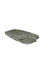 Maison Leon Van den Bogaert Exceptional Antique Green Marble Slab 133 x 84 cm – Organic Shaped Natural Stone – Weathered Surface – Luxury Coffee Table, Desk or Wall Art Statement Piece