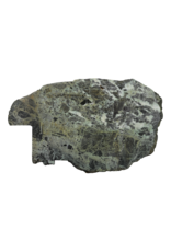 Maison Leon Van den Bogaert Seltenes Antikes Grünes Marmorfragment 129 cm – Originale Architektonische Skulpturplatte in Oliv- und Grautönen