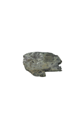 Seltenes Antikes Grünes Marmorfragment 129 cm – Originale Architektonische Skulpturplatte in Oliv- und Grautönen