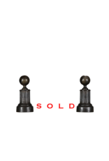 French 19th Century Period Fireplace Andirons