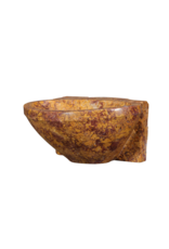 Maison Leon Van den Bogaert Spanish Brocatelle Marble Hand Washer – Luxury Wall Basin for Powder Room or Guest Restroom