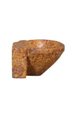 Maison Leon Van den Bogaert Brocatelle de Spain Marble Hand Washer – Luxury Wall Basin for Powder Room or Guest Restroom