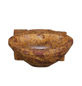 Maison Leon Van den Bogaert Brocatelle Marmor Handwaschbecken – Wandmodell