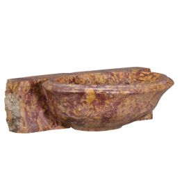 Maison Leon Van den Bogaert Antique Brocatelle Marble Hand Basin