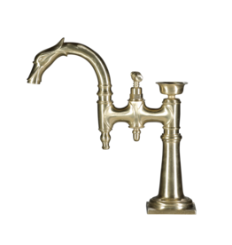 Bijzondere Franse Vintage Messing Waterkraan