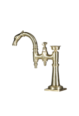 Maison Leon Van den Bogaert Phänomenaler französischer Vintage-Wasserhahn aus Messing