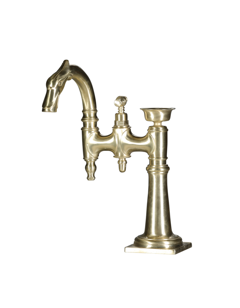 Maison Leon Van den Bogaert Phänomenaler französischer Vintage-Wasserhahn aus Messing