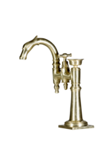 Maison Leon Van den Bogaert Phänomenaler französischer Vintage-Wasserhahn aus Messing