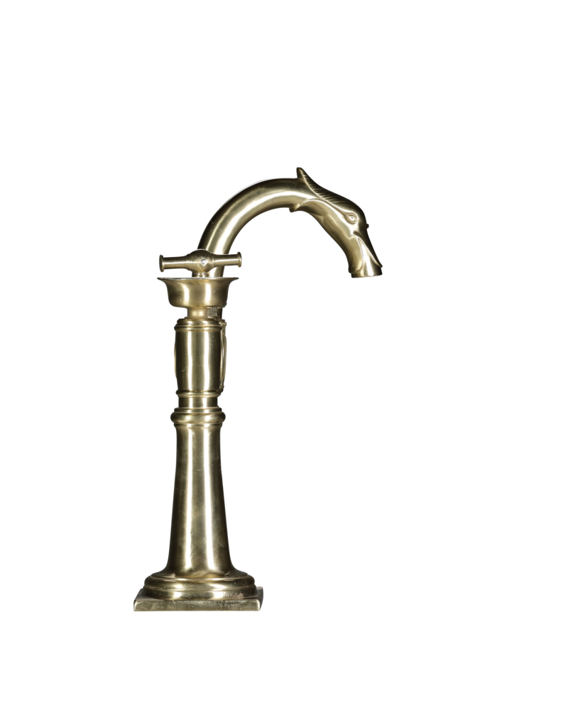 Maison Leon Van den Bogaert Phänomenaler französischer Vintage-Wasserhahn aus Messing