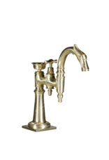 Maison Leon Van den Bogaert Phänomenaler französischer Vintage-Wasserhahn aus Messing