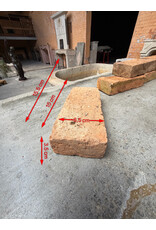 Originaler antiker Terrakottabackstein – massiver Backstein für Wandaufbau oder als Fliese