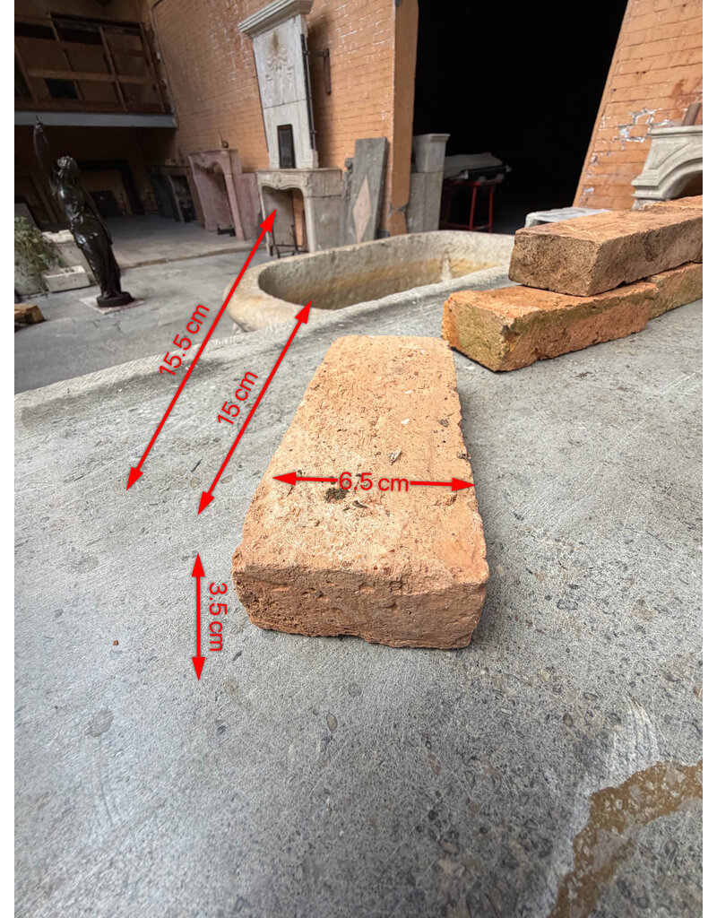 Maison Leon Van den Bogaert Ladrillo Antiguo Original de Terracota – Ladrillo Macizo para Construcción de Muros