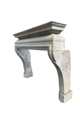 Francés Rústico Estilo Rústico Bicolor Chimenea De Piedra Dura