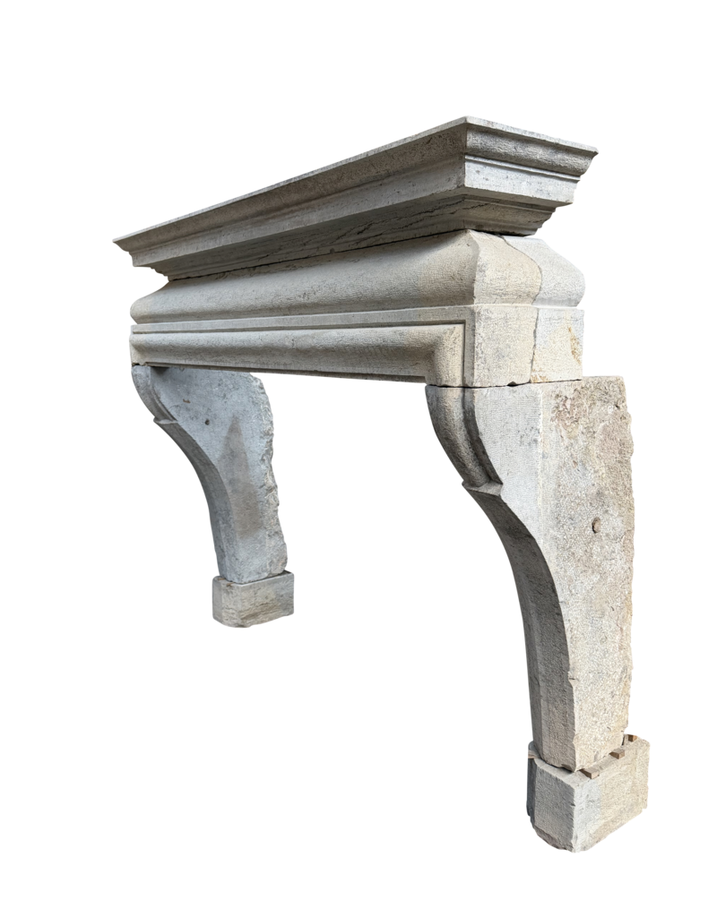 Francés Rústico Estilo Rústico Bicolor Chimenea De Piedra Dura