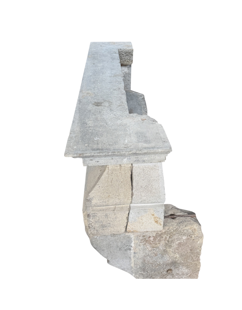 Francés Rústico Estilo Rústico Bicolor Chimenea De Piedra Dura