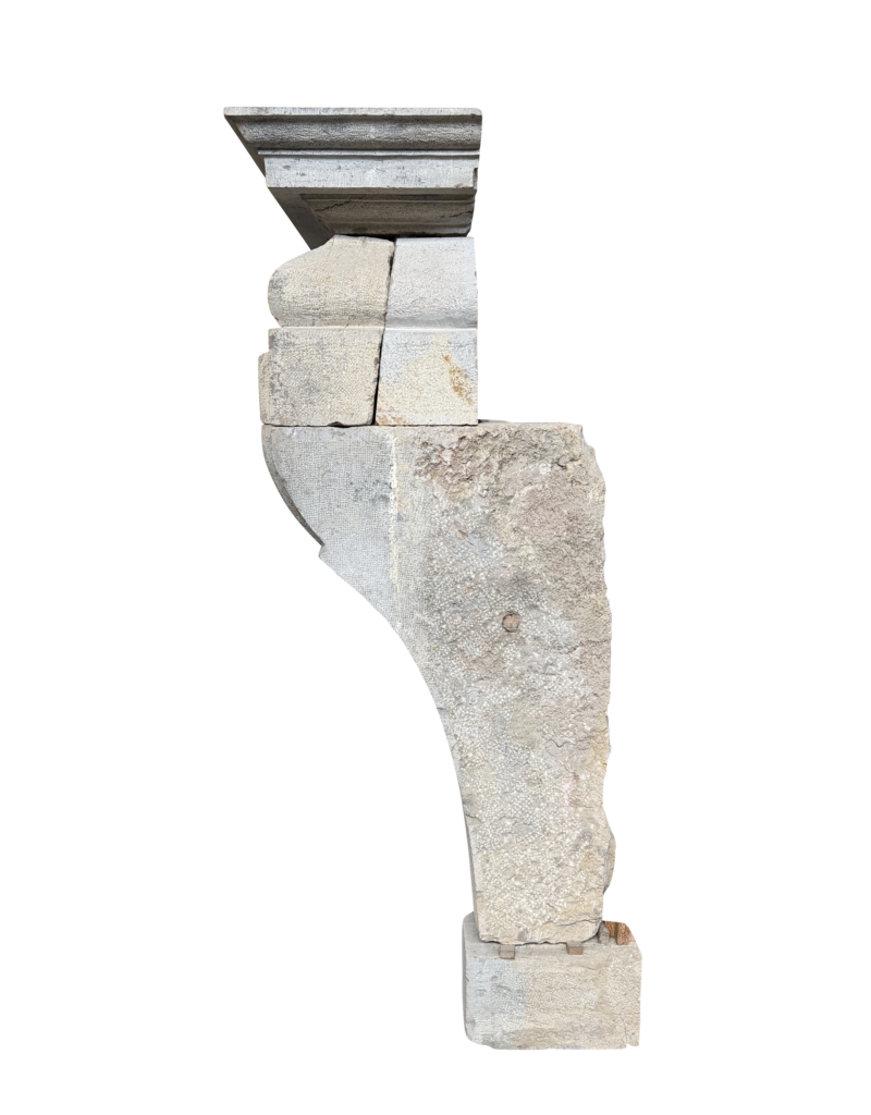 Francés Rústico Estilo Rústico Bicolor Chimenea De Piedra Dura