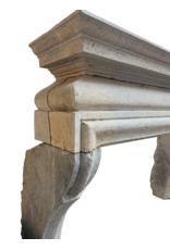 Francés Rústico Estilo Rústico Bicolor Chimenea De Piedra Dura