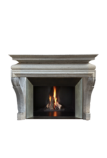 Francés Rústico Estilo Rústico Bicolor Chimenea De Piedra Dura