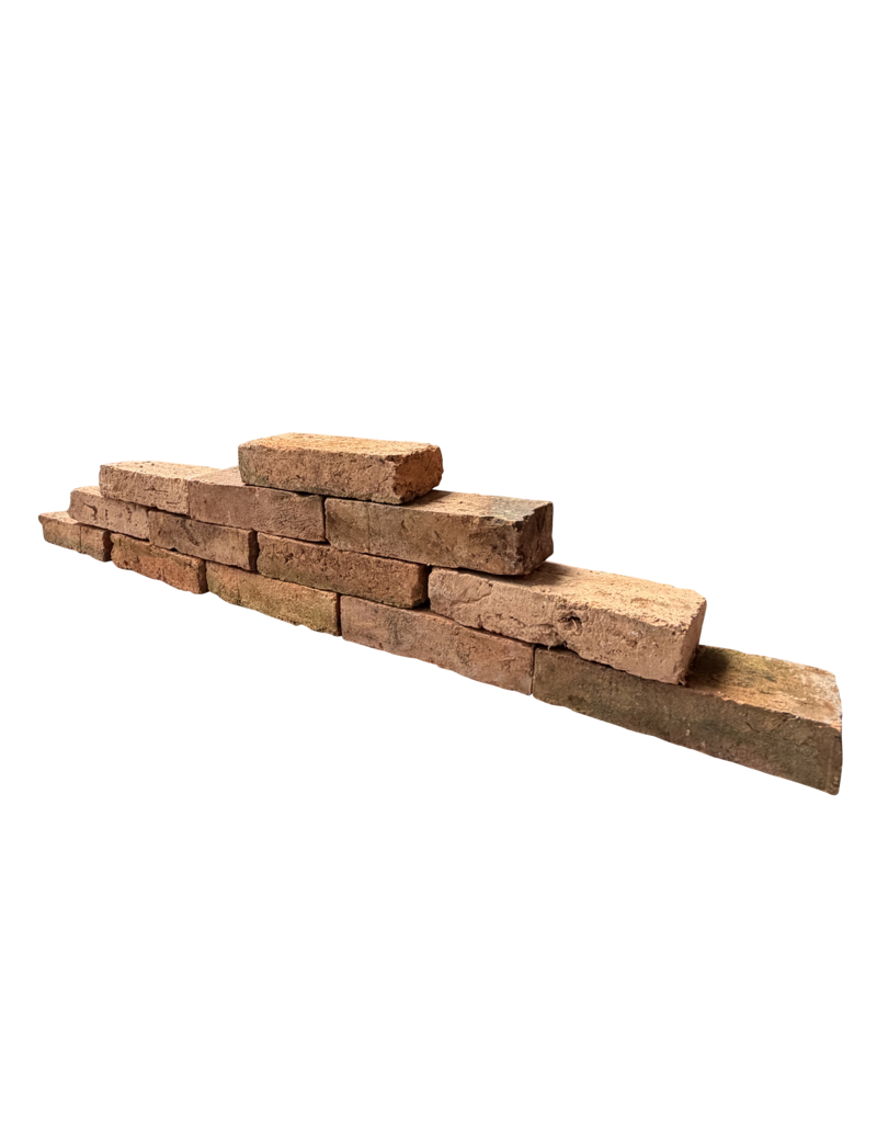 Original Antique Terra Cotta Firebrick – Solid Brick for Wall Construction or Flooring