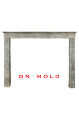 Timeless Chique French Bleu Bi Color Stone Antique Fireplace Surround