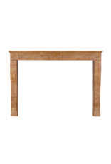 Maison Leon Van den Bogaert 19th Century French Louis XVI Antique Fireplace Mantel in Bourgogne Rose Hard-Stone – Hand-Carved Architectural Surround