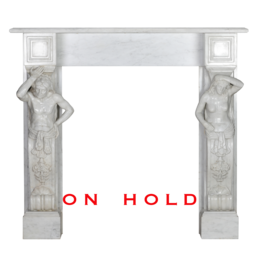 Maison Leon Van den Bogaert Monumentale Neo-Classieke Caryatide Schouw | Louis XVI – Empire