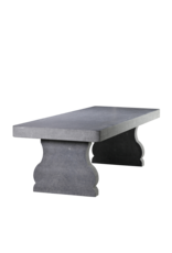 Maison Leon Van den Bogaert Exceptional Belgian Blue Hard Stone Table in Louis XIV Style – Monumental Indoor and Outdoor Architectural Table
