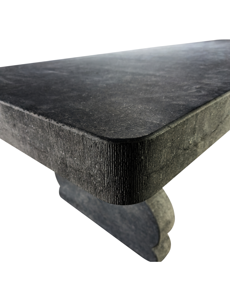 Maison Leon Van den Bogaert Exceptional Belgian Blue Hard Stone Table in Louis XIV Style – Monumental Indoor and Outdoor Architectural Table