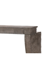 Maison Leon Van den Bogaert Original 17th Century French Louis XIII Hard Limestone Fireplace Surround for Large Fireboxes and Bespoke Interiors