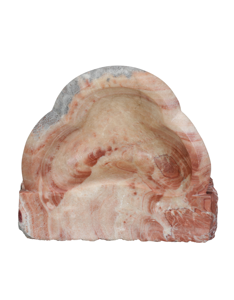 Maison Leon Van den Bogaert Originaler Onyx Benitier Wandbrunnen – Handgearbeiteter Wasserfont für Luxuriöses Gästebad oder Gäste-WC