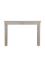 18th Century French Louis XVI Period Limestone Fireplace Mantel – Wide 160 cm Antique Stone Fireplace Surround