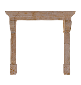Early 17th Century Louis XIII Castle Fireplace in Southern French Hard Stone