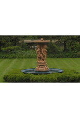 Maison Leon Van den Bogaert Monumentaler Zentralbrunnen aus Gusseisen