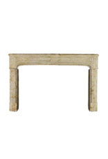 Maison Leon Van den Bogaert Chic 18th Century Antique Marble Fireplace Surround